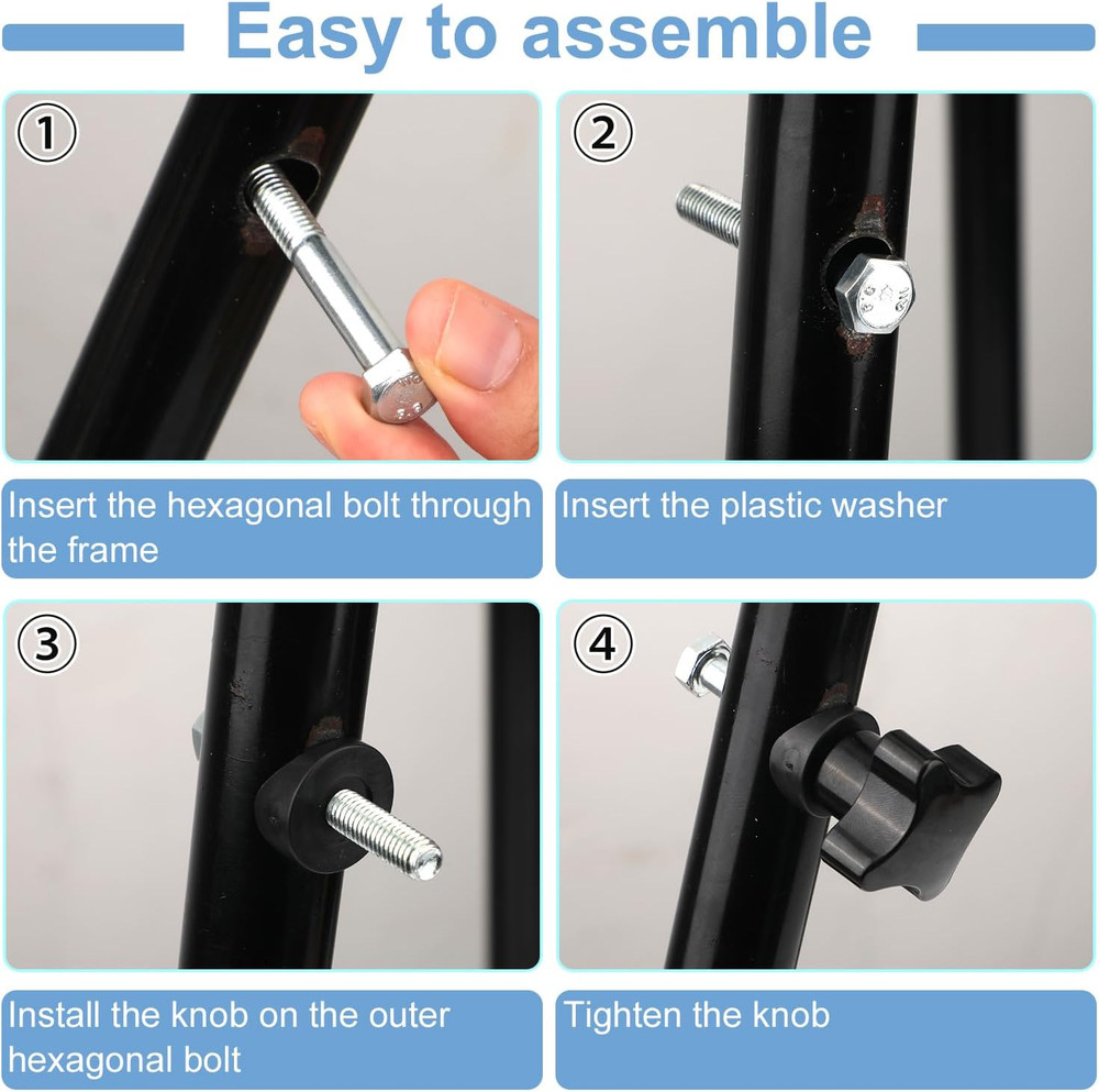 2 Sets Rollator Walker Replacement Arm Adjustment Knobs, Comfortable Universal P