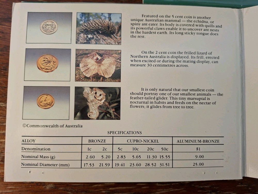 Royal Australian Mint 1985 BUNC Coin Collection