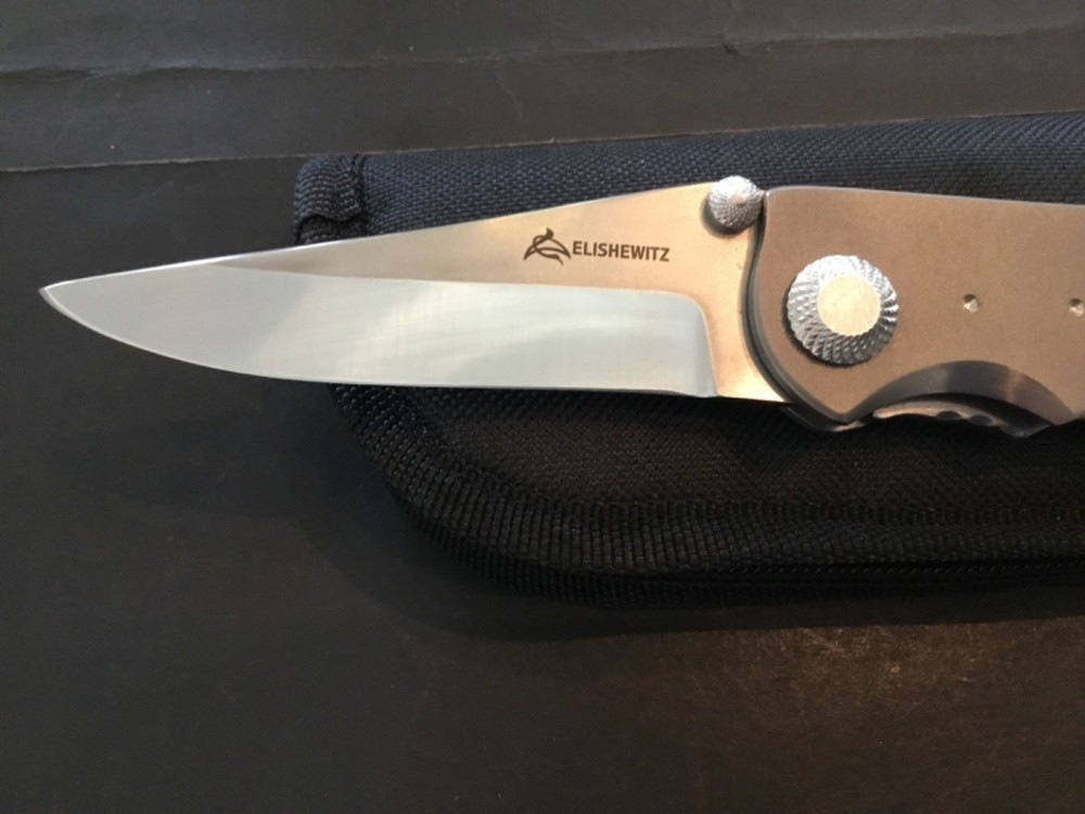 Custom Allen Elishewitz Ghost Flipper Folder Folding Knife
