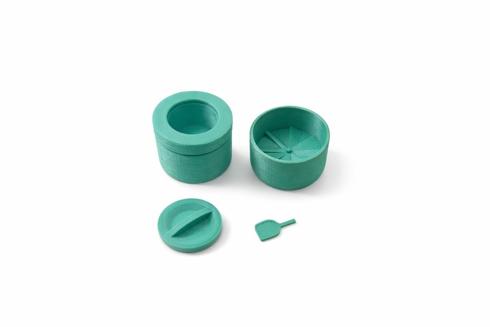 Toothless Spice Grinder Set with Scoop Compact Storage Design