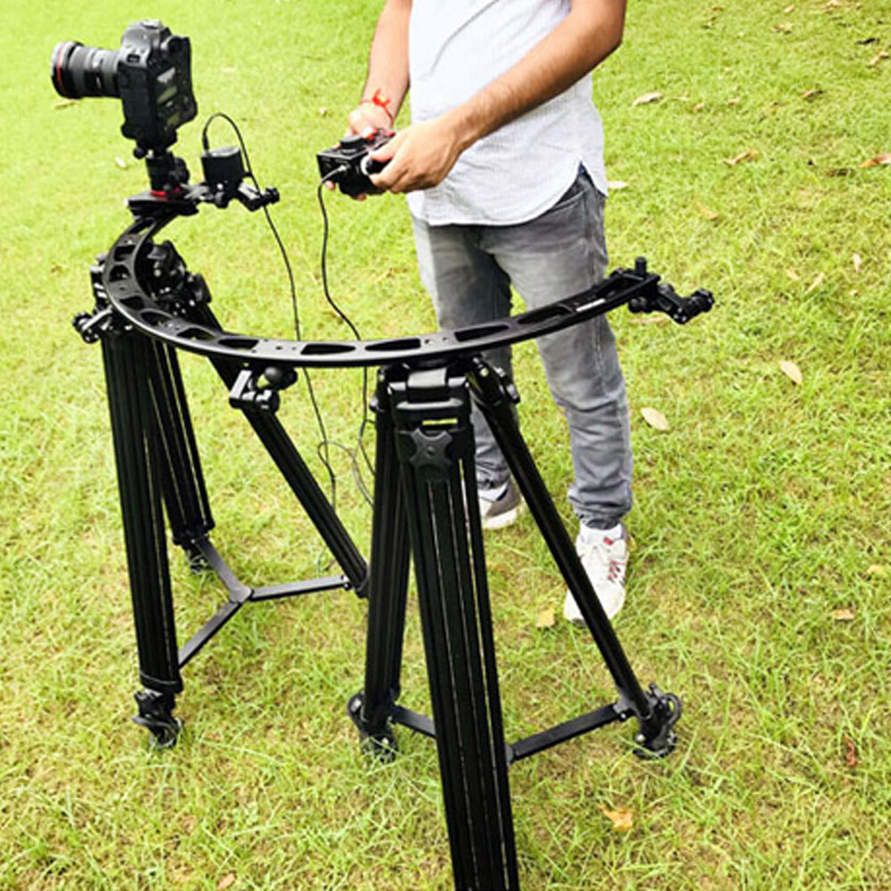 Motorized video Camera Slider Curve Track with Motion Control System Shootvilla