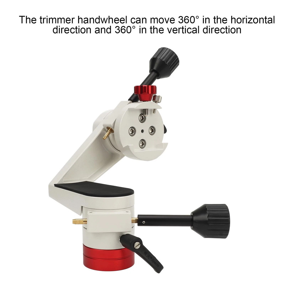 Professional Tripod Head-Dual Slow-Motion Axis for Precision Tracking &Alignment