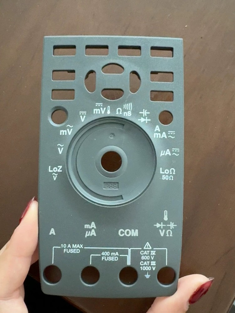 For Fluke 289 TRMS Data Logging Multimeter Front Panel Skin Replacement Part
