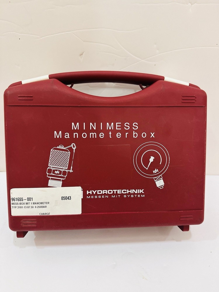 Mallette manometre digital 600 bar