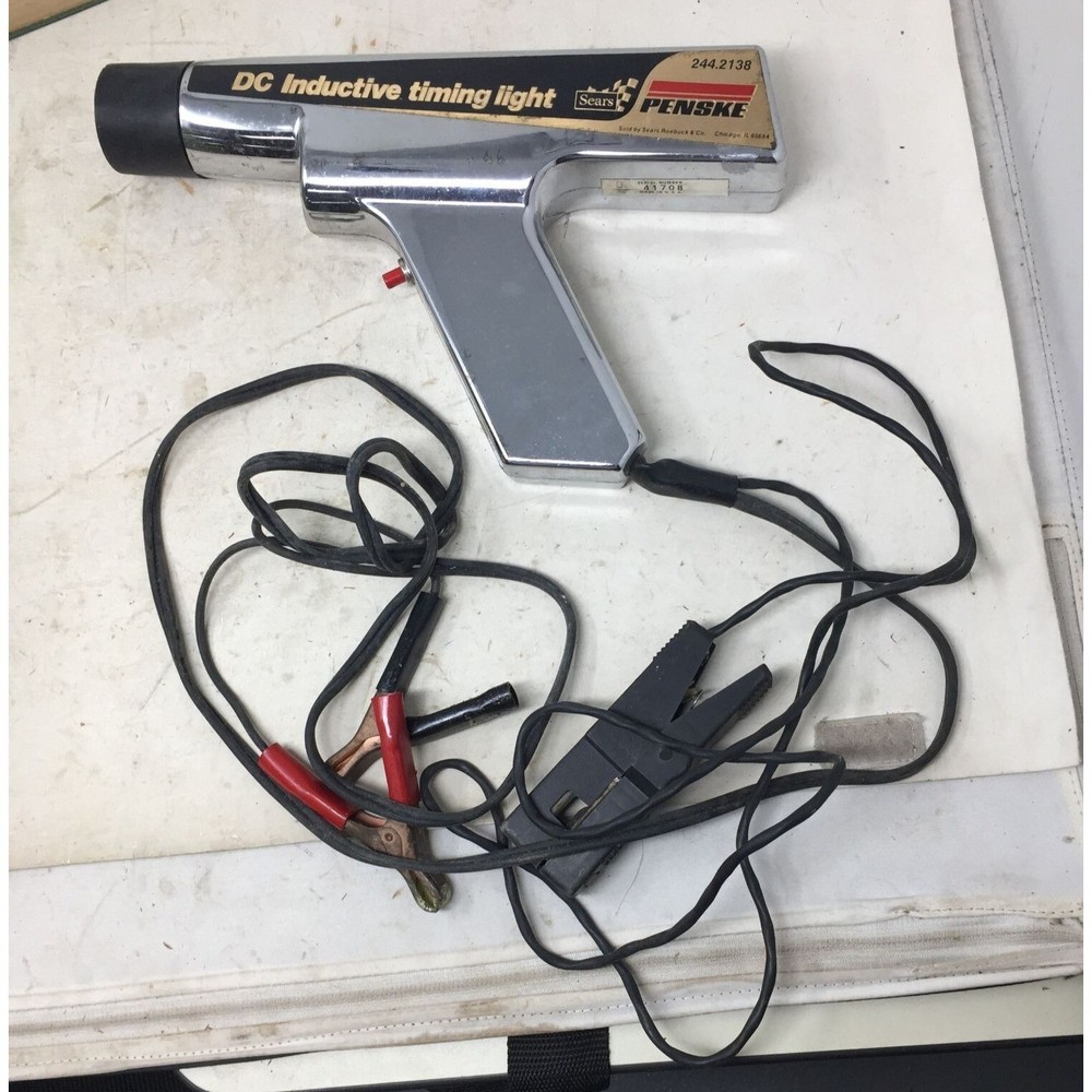 Sears Penske Quality Products DC Inductive Timing Light w/ Case