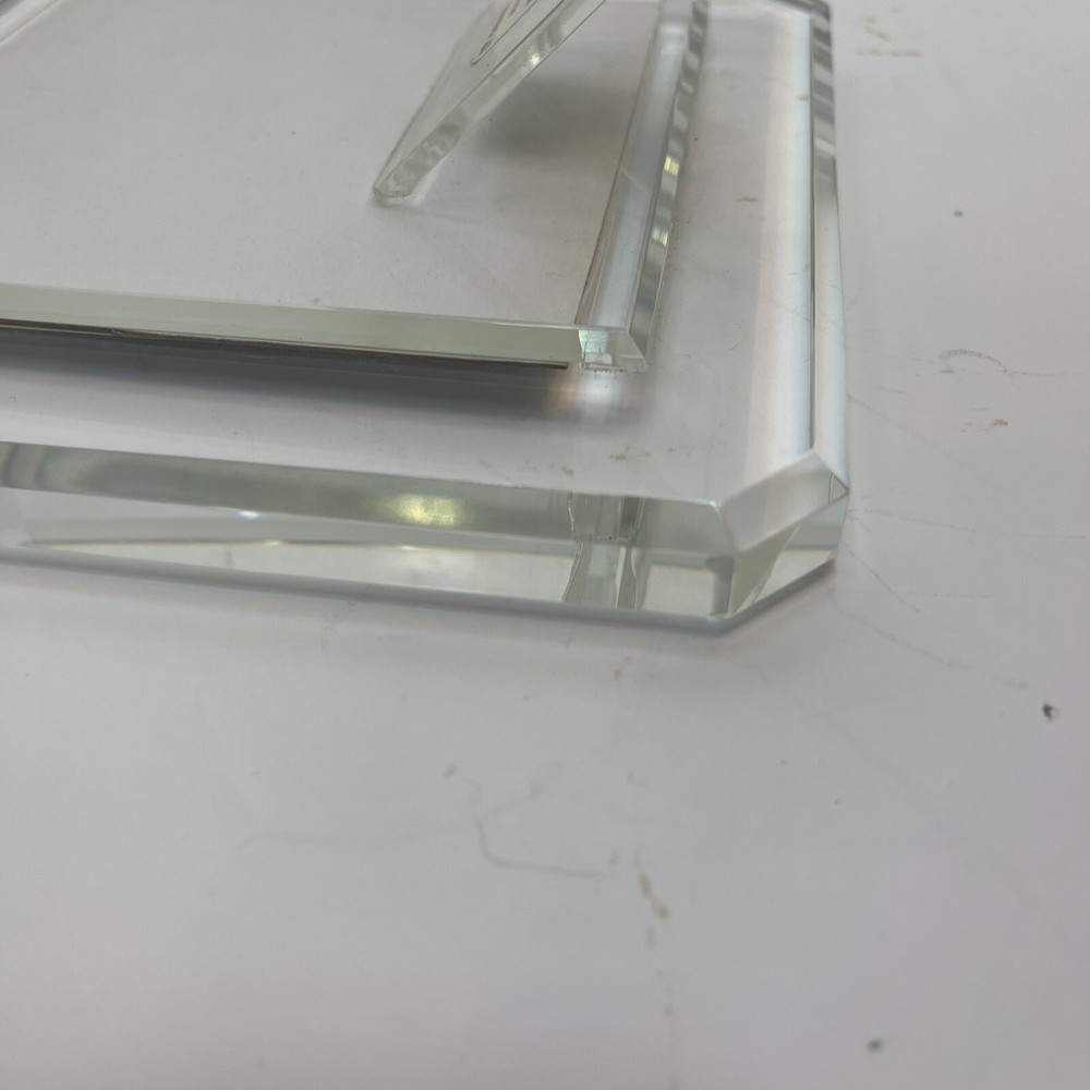 Glass Square Picture Frame Holds 5 x 5"