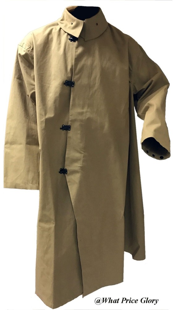 US WWI  M1908 Mounted Pattern Raincoat for Cavalry SIZE LARGE