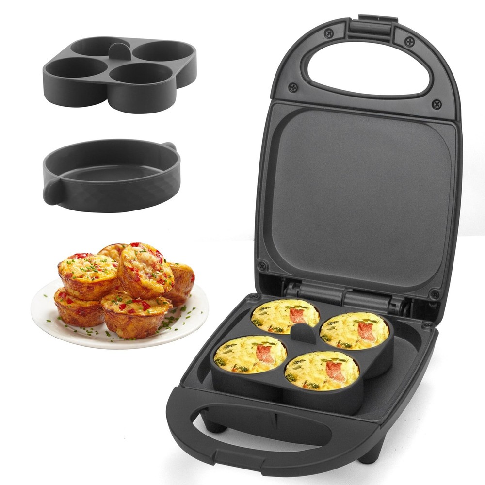 Egg Bite Maker with 2 Silicone Egg Molds for Breakfast Sandwiches, Breakfast ...