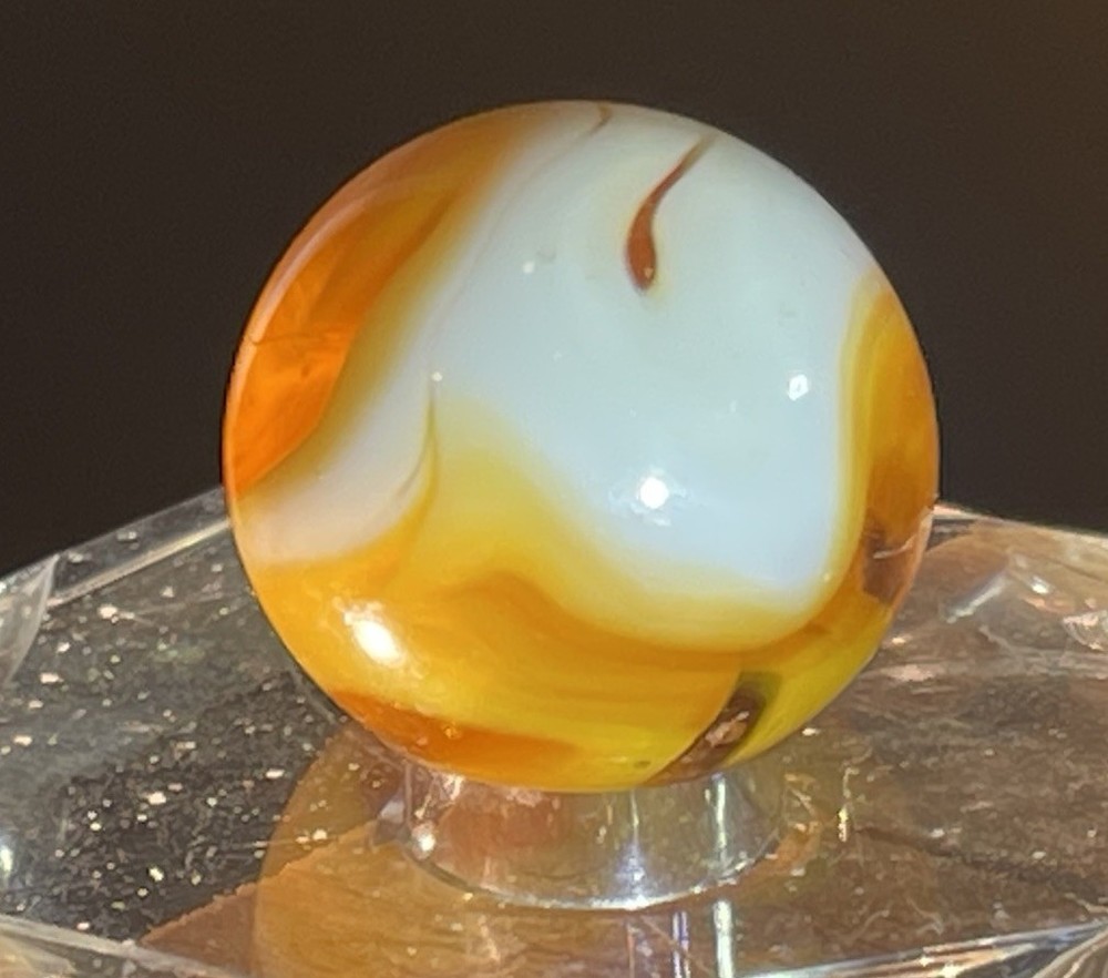 AKRO AGATE CORKSCREW Egg Yoke Shooter MARBLE