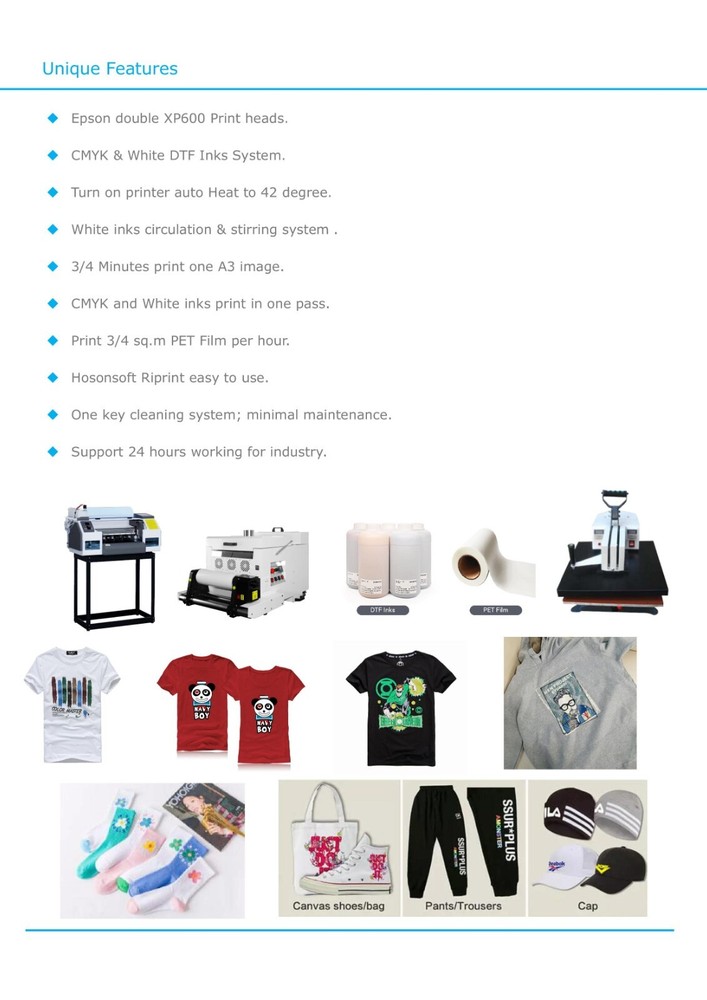 Refinecolor RF-CF30 DTF Roll Printer USA Support USA Tech & Setup Support