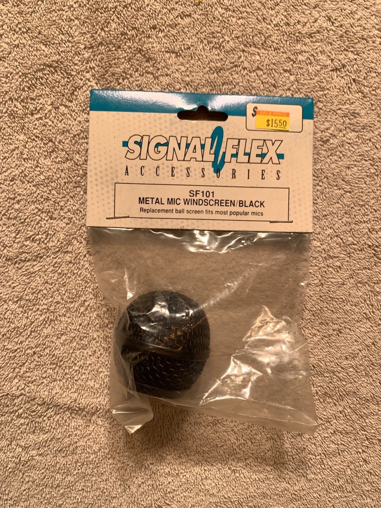 Metal Mic Replacement Ball Windscreen / Black