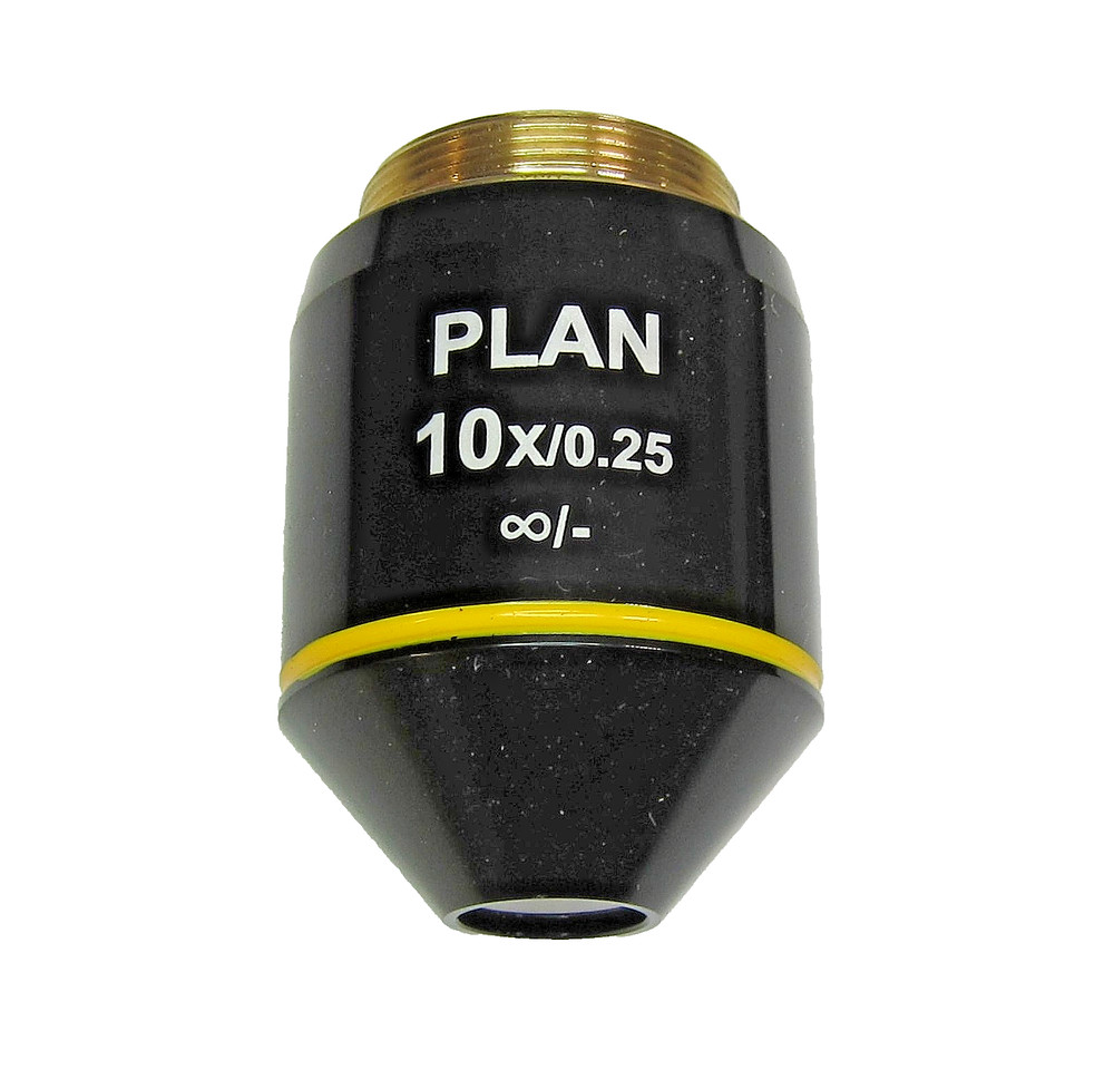 Genuine Accu-Scope Plan 10x/0.25 infinity/- Microscope Objective