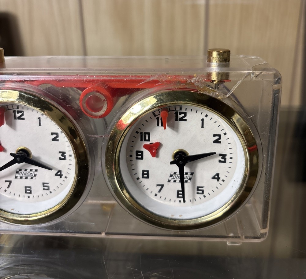 Vintage APFY ROLLAND Chess Clock Analog Mechanical Timer Not Tested