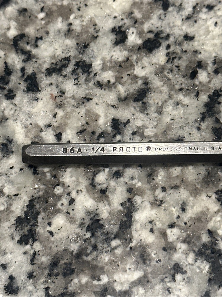 PROTO TOOLS 86A COLD CHISEL 5/16” 1/4” DIAMETER 5-1/8” LONG