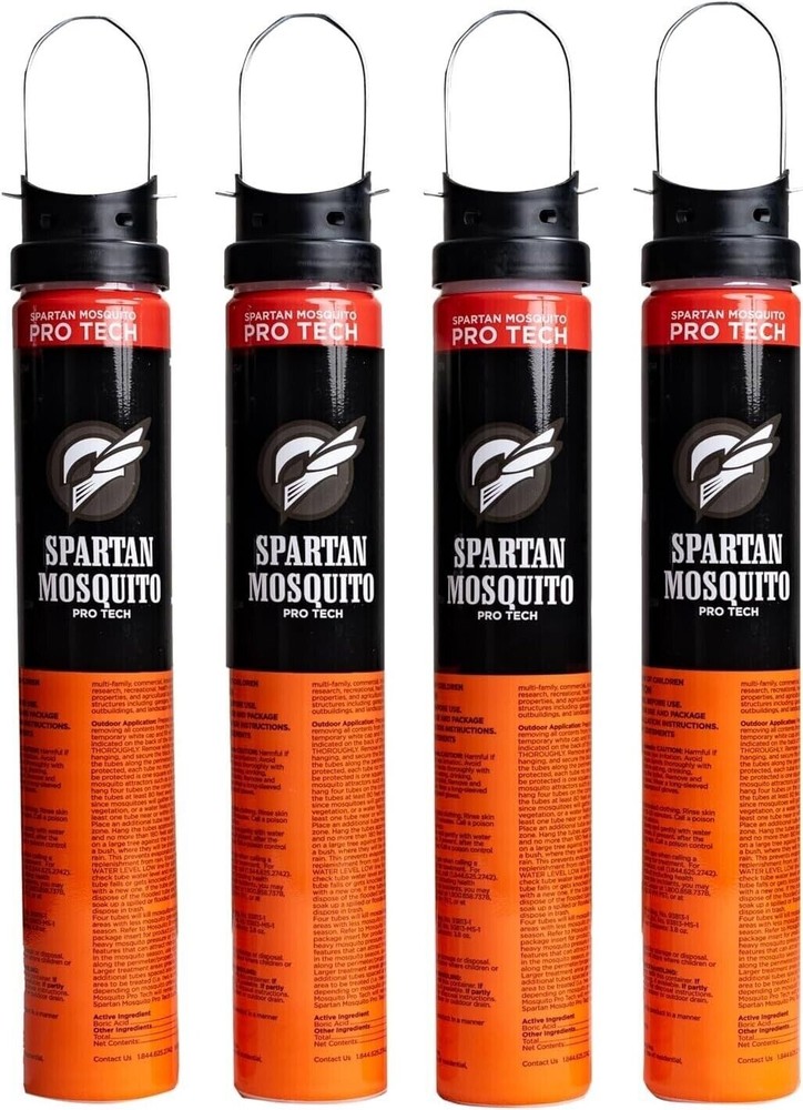 Spartan Mosquito (Pro Tech) Killer Trap Bundle 2 Boxes 4 Tubes Total
