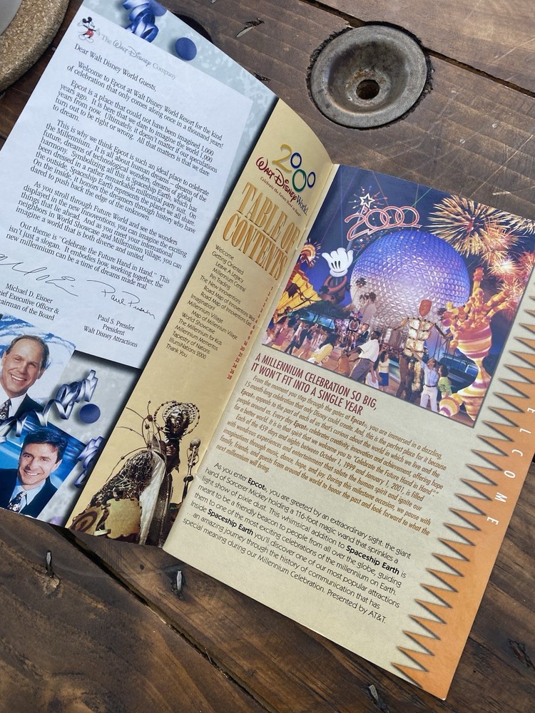 Walt Disney World - Epcot 2000 Commemorative Program