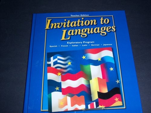INVITATION TO LANGUAGES; EXPLORATORY PROGRAM TEACHER By Conrad J. Schmitt *VG+*