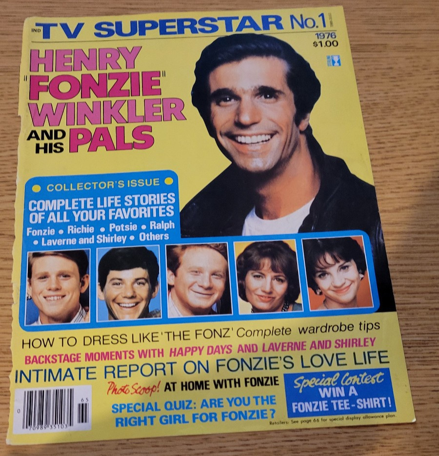 (3) Anson Williams Clippings AND (3) Pinups
