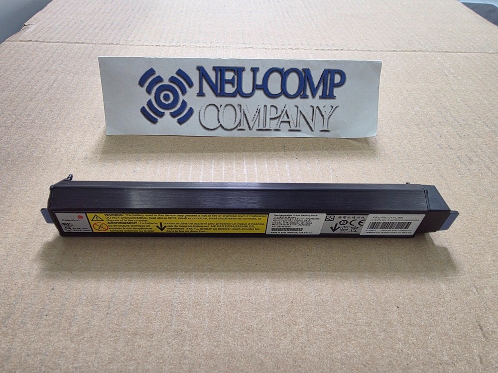 IBM P/N 01AC366 01AC365 Node Canister Cache Battery Storwize