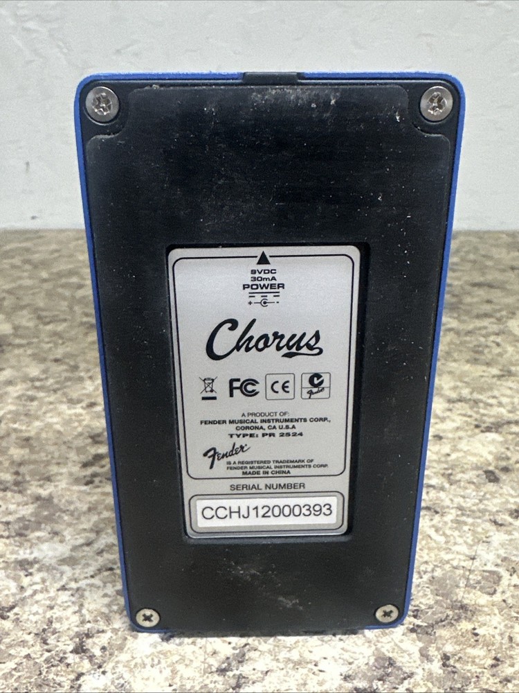 Fender Chorus Pedal Blue PR 2524