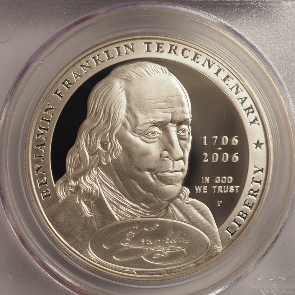 2006-P Franklin Founding Father Commemorative Silver Dollar PR69DCAM PCGS