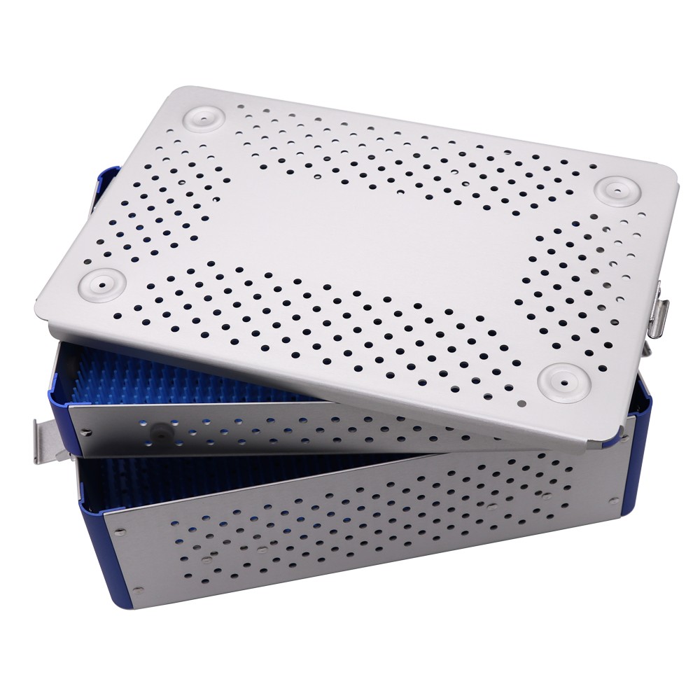 Extra Long Sterilization Tray Double Layer 600x250x100mm Fits Scissors, Forceps