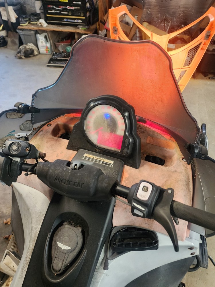 2007 ARCTIC CAT F8 FXR E START BARS W/ CONTROL SWITCH HEADLIGHT KILL ON OFF