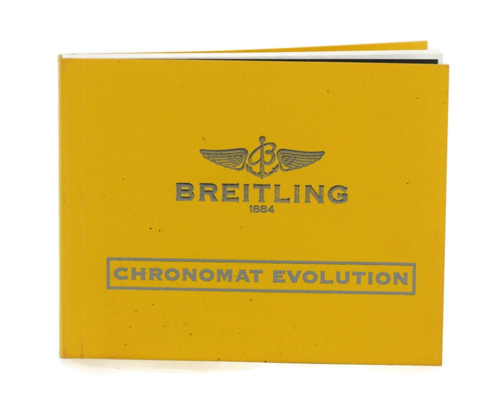 Breitling Chronomat Evolution Booklet Manual