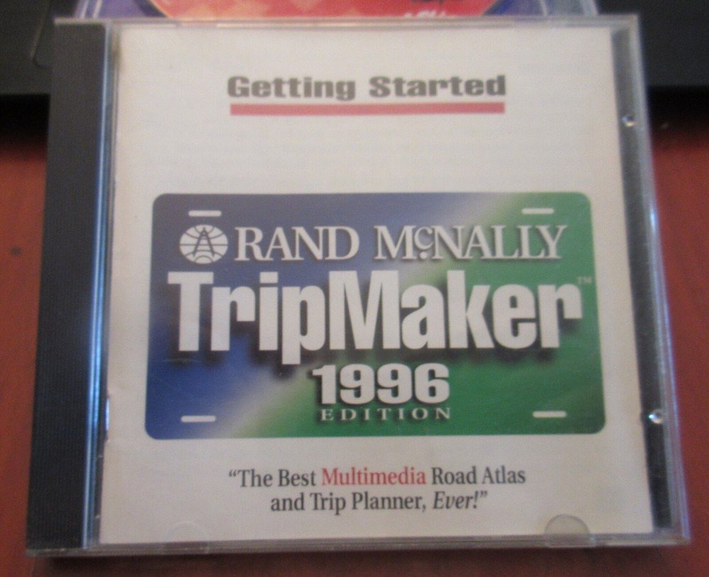 Rand McNally "TripMaker 1996" CD