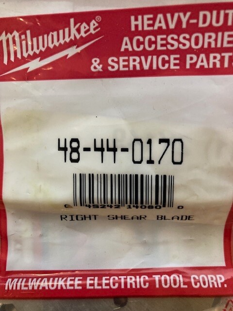 Milwaukee Shear Blade 44-44-0170
