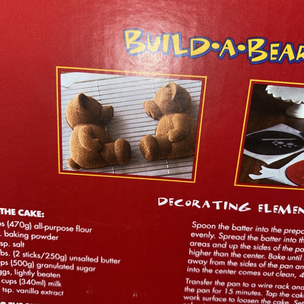 Build A Bear Workshop 3-Dimensional Cake Pan William Sonoma