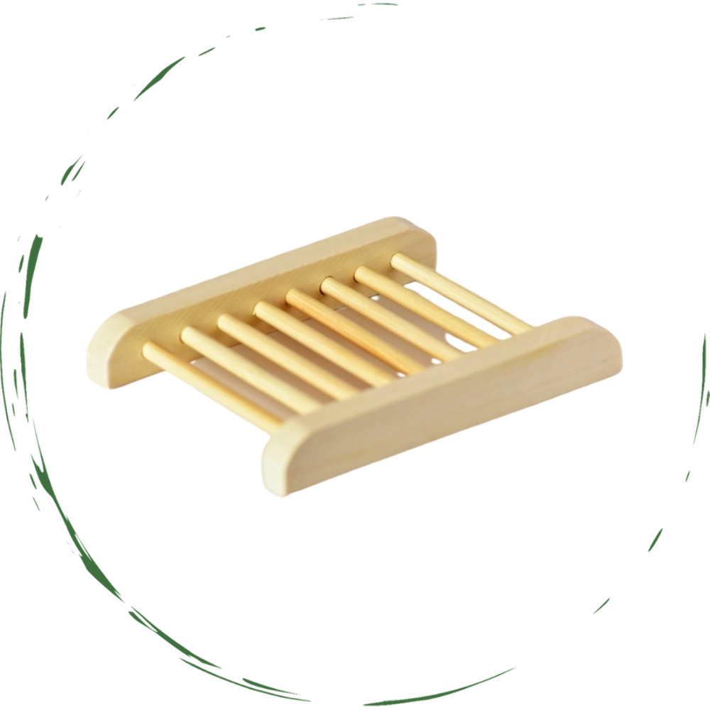 4-Pack Bamboo Soap Dish