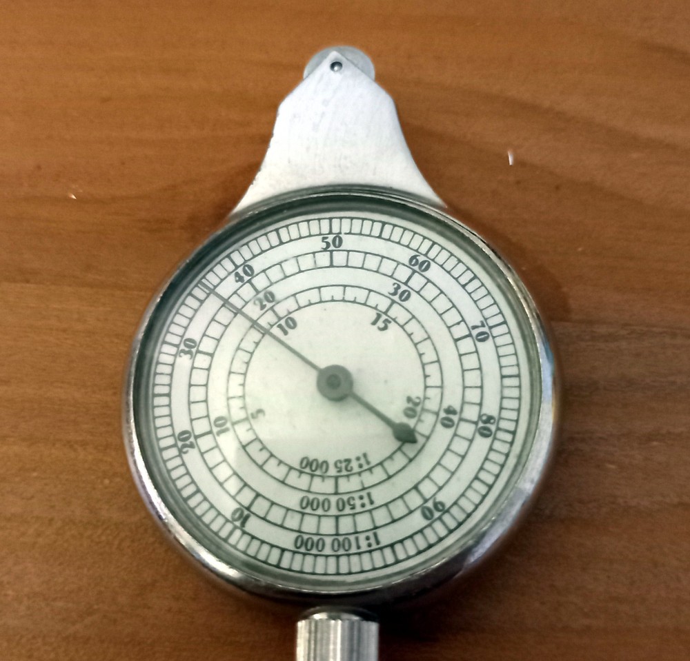 Vintage Map Measurer Opisometer - Made In Germany