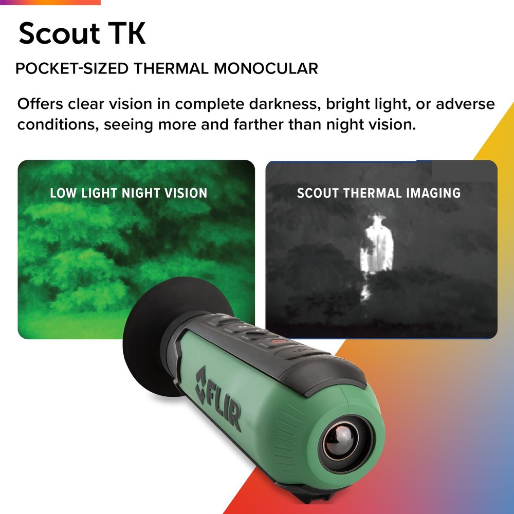 Scout TK Compact Thermal Imaging Monocular for Wildlife Viewing