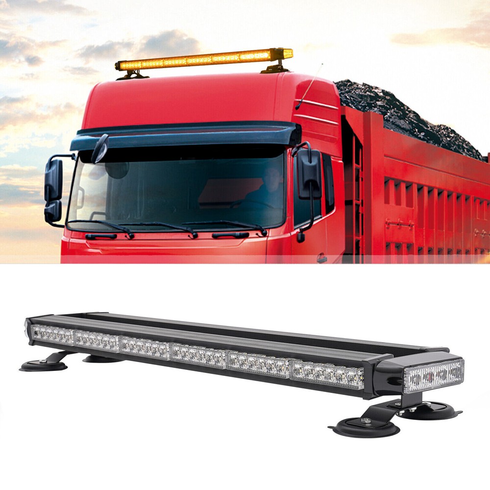 28.4" 80 LED Amber LED Strobe Light Bar, Emergency Strobe Light, Strobe Light