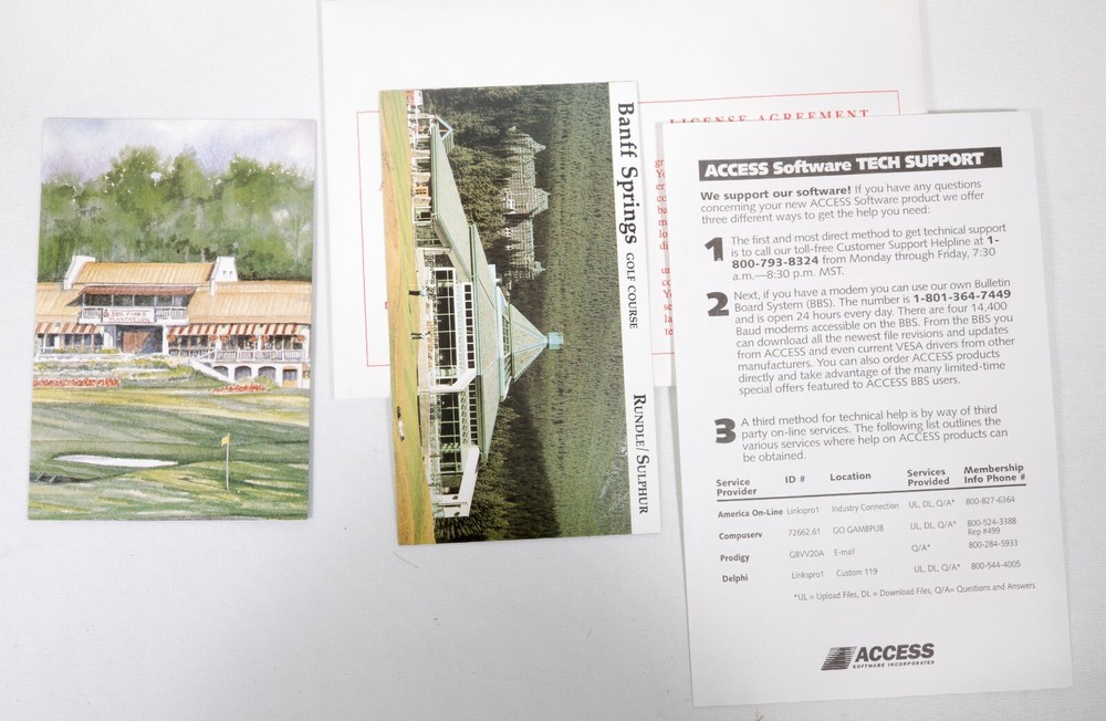 Vintage Access Links 386 CD-ROM MS-DOS 1994 with box and docs ST533B22