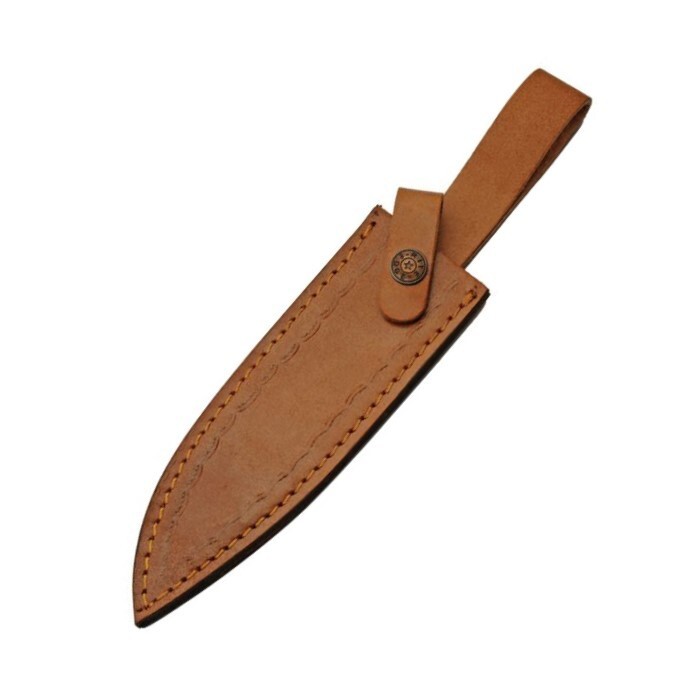 Rite Edge Silver Stream Fixed Blade Knife 6.5" Stainless Blade Aluminum Handle