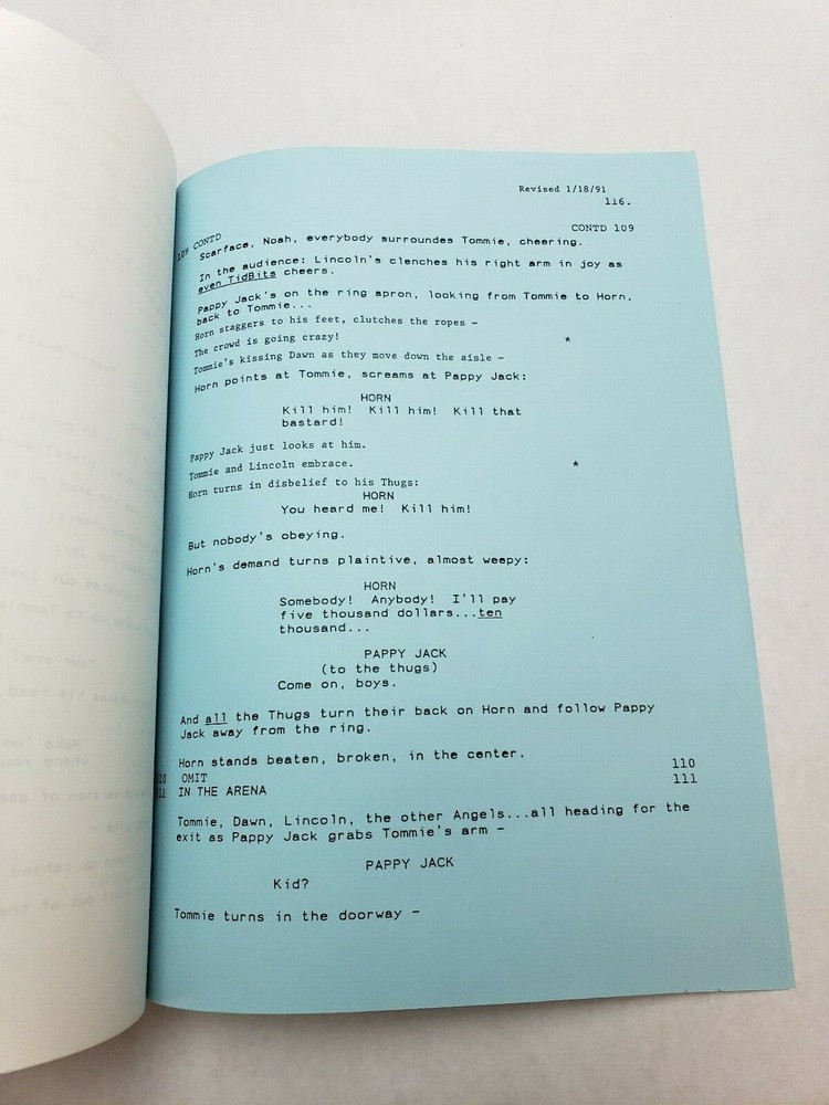 GLADIATOR / Lyle Kessler 1990 Screenplay, Cuba Gooding Jr. UNDERGROUND BOXING