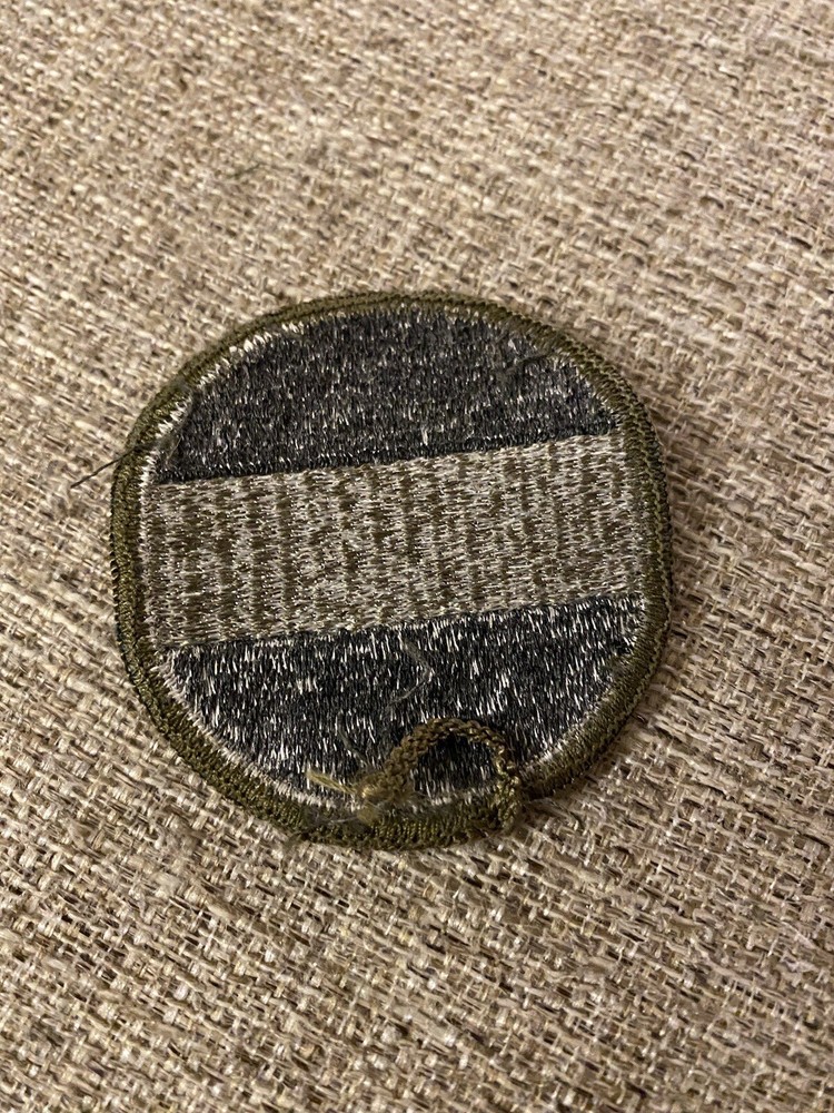 US Army Forces Command Round Subdued Patch FORSCOM INV4400