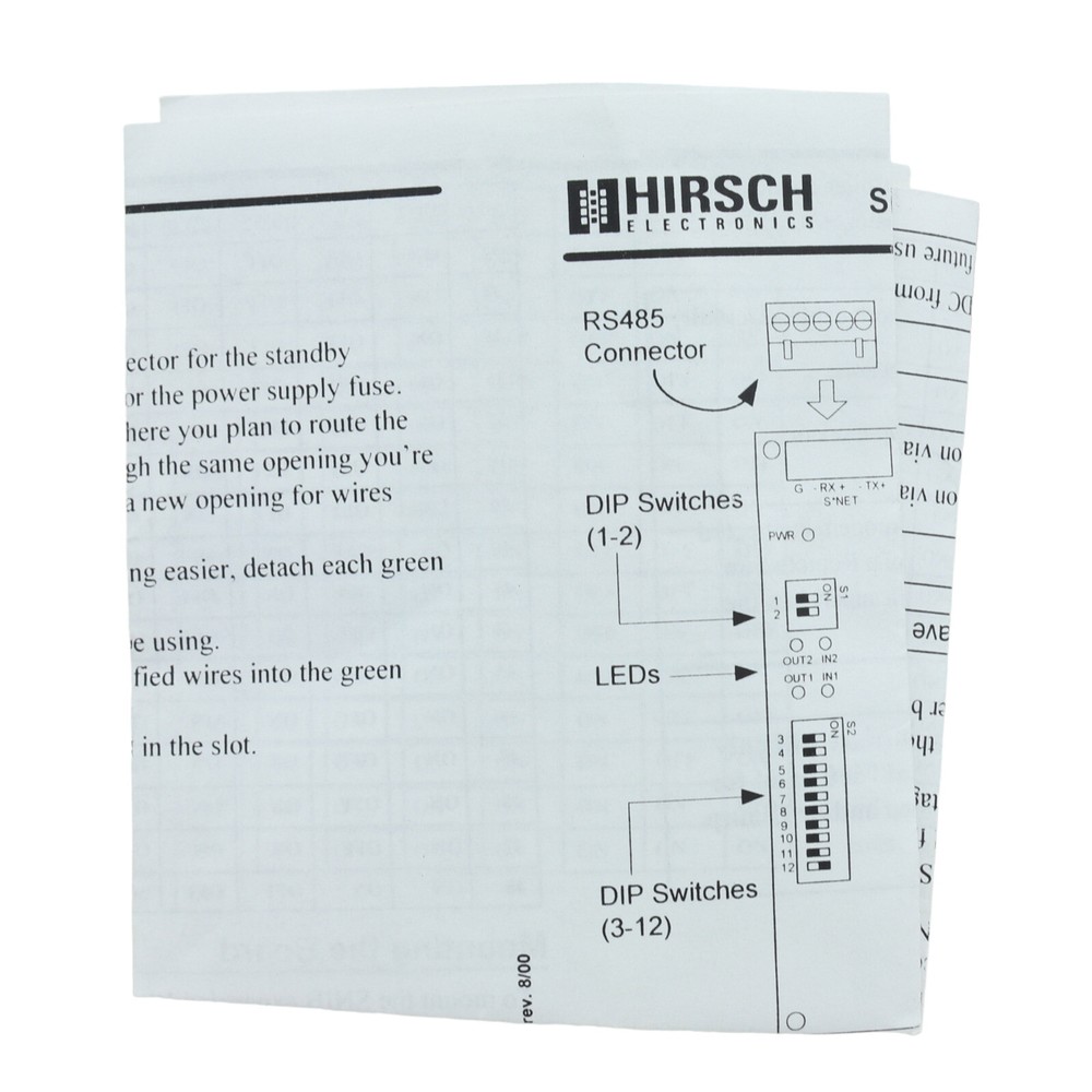 Hirsch Electronics SNIB Secure Network Interface Board PC Controller (Open Box)