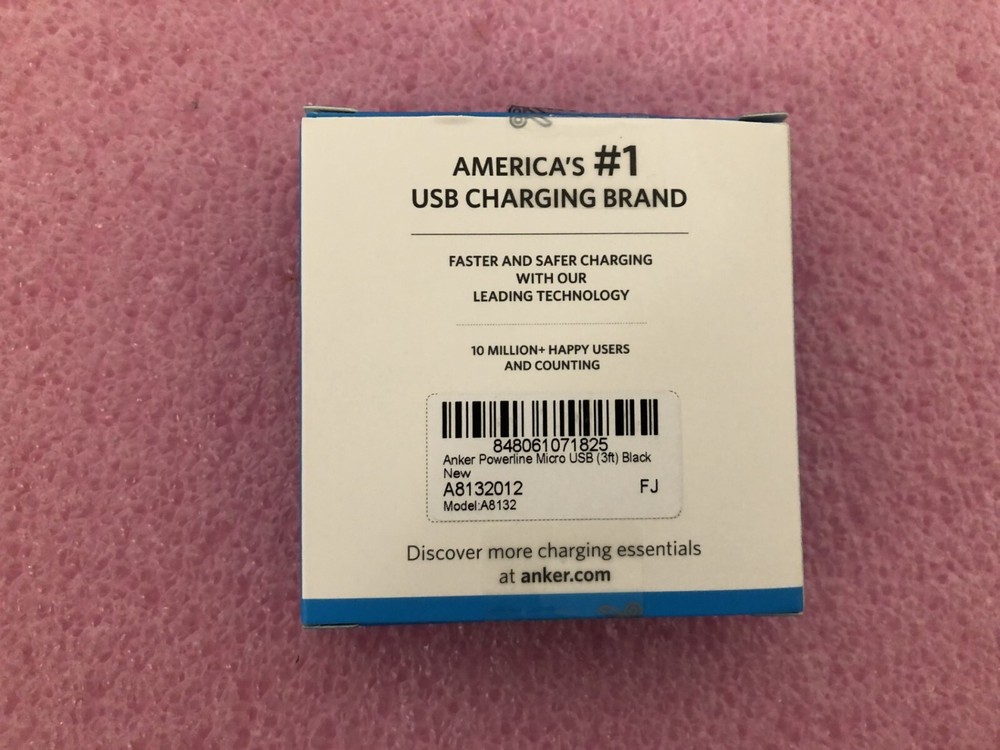 Anker Powerline Micro USB 3ft (black) A8132