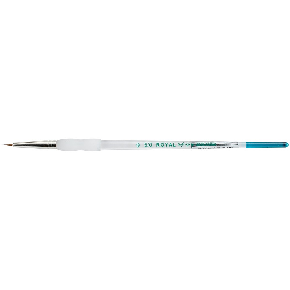 Soft-Grip Pure Sable Round Detail Brush Size 5/0