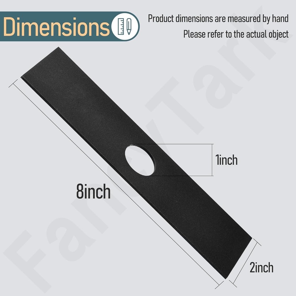 2 Pack 8" Multi-Head Replacement Edger Blades for EGO 56V Models EA0800/ME0801