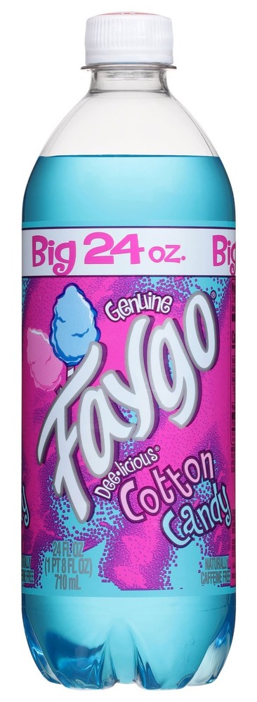 Faygo Cotton Candy Soda (24 oz Bottle - 1ea)