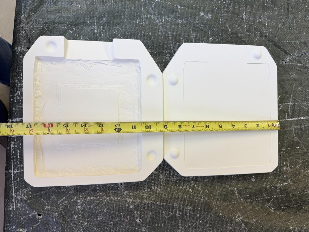 VINTAGE BOOTHE CERAMIC MOLD #927 SQUARE FRAME