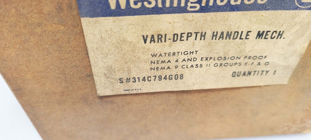 WESTINGHOUSE 314C794G08 VARI-DEPTH HANDLE MECH