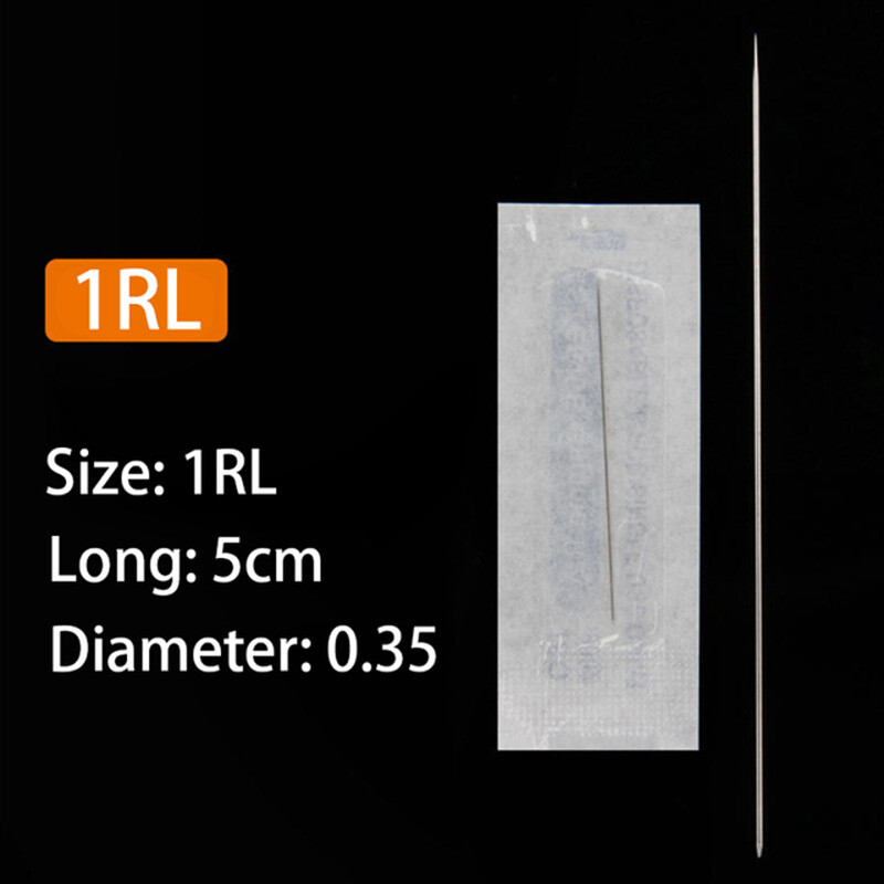 Needles And Tips Disposable Tattoo Needles Caps for Permanent Makeup Eyebrow Kit