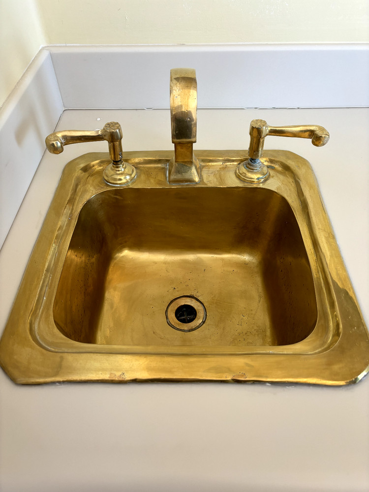 solid brass hummer handmade bar sink with faucet