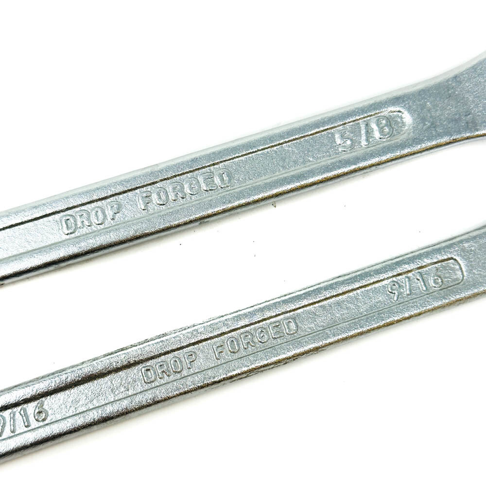 Royal Tools Drop Forged Triple Chrome Plated Combination Wrench Set, 2 Pcs