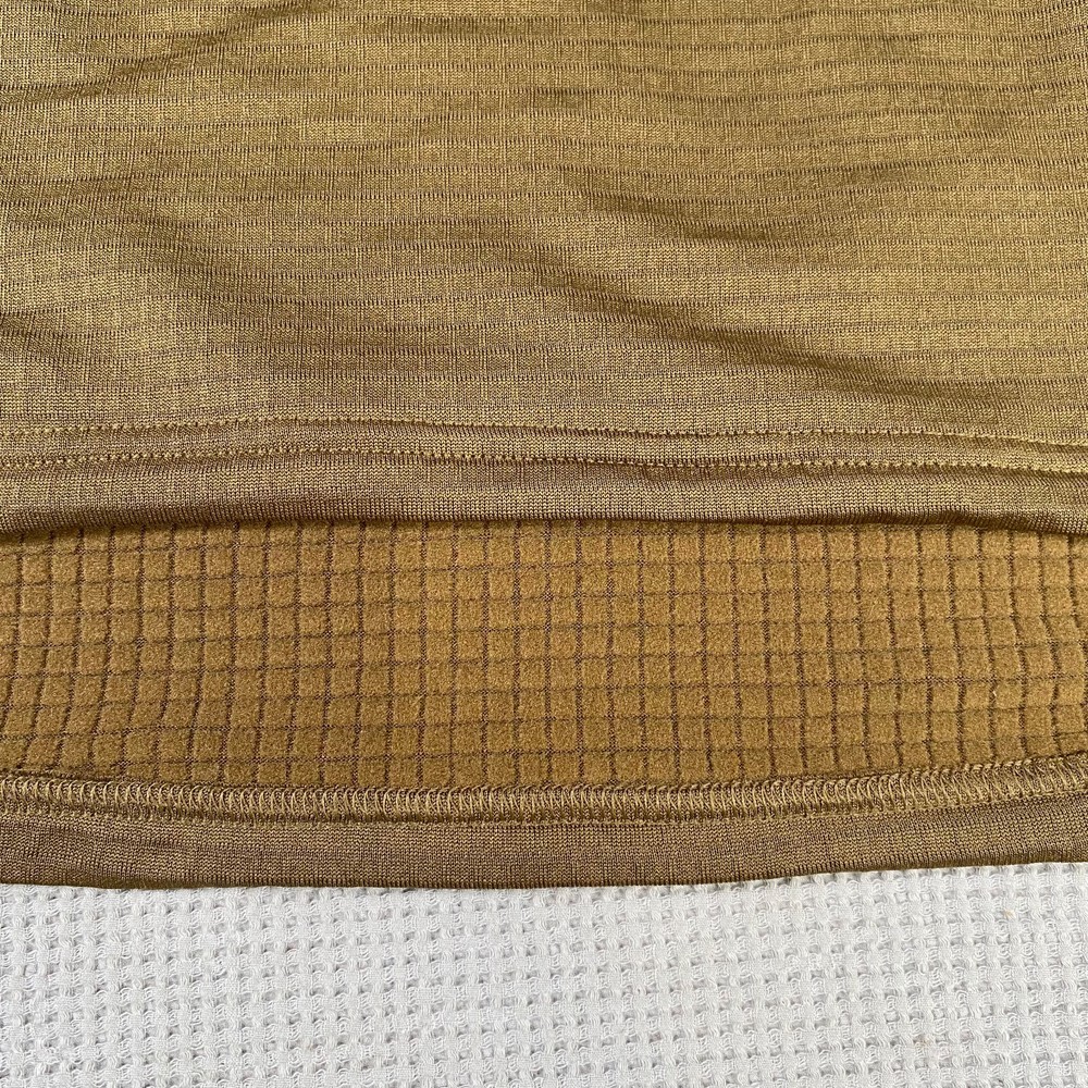 Beyond A2 Krios Crew Pullover Grid Fleece Polartec Power Grid Coyote MEDIUM LONG